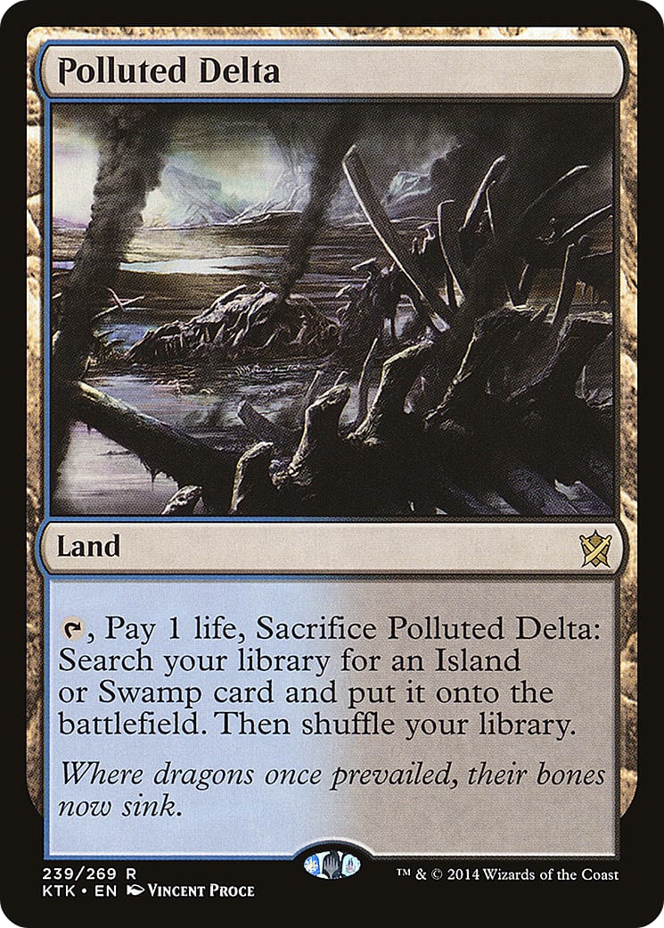 Polluted Delta – Khans of Tarkir 239 – Magic: The Gathering single card | Lichcards Main image