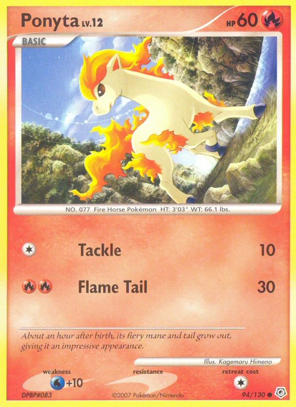 Ponyta Lv.12 – Diamond & Pearl 94 – Pokémon TCG single card | Lichcards