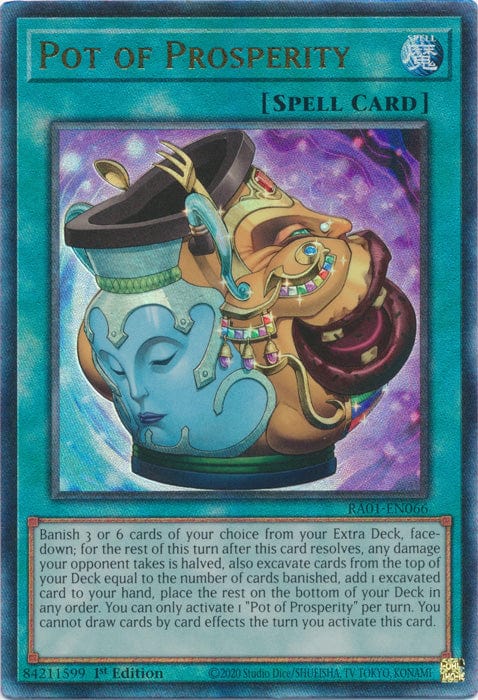 Pot of Prosperity (PUR) - RA01-EN066 - Prismatic Ultimate Rare - 1st Edition