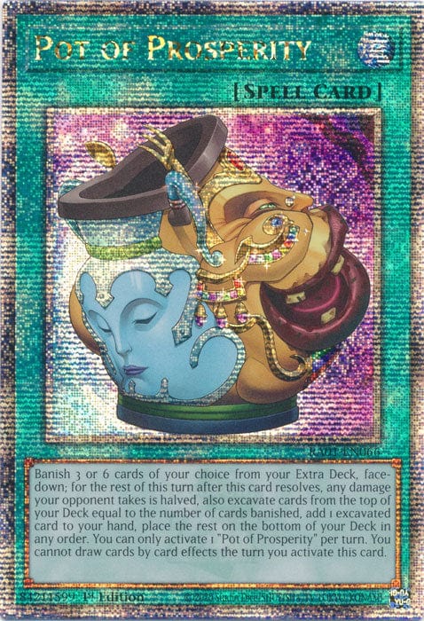 Pot of Prosperity - RA01-EN066 - Quarter Century Secret Rare - 1st Edition