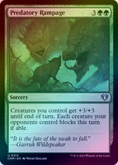 Predatory Rampage (Foil) (CMM)