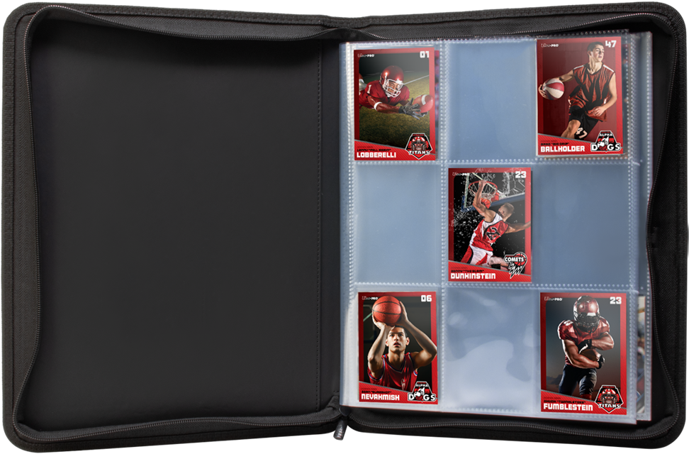 Ultra PRO 9-Pocket Zippered Premium PRO-Binder – Zwart