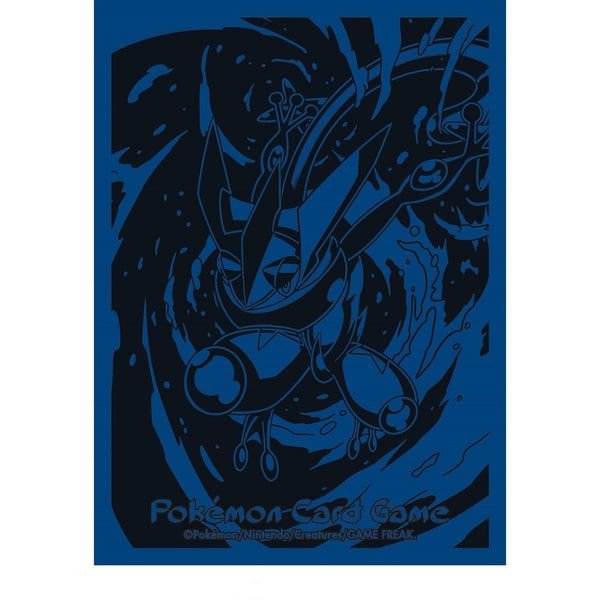 Pokémon Sleeves - Deck Shield PRO Greninja (64 stuks, Japans) – het volledige ontwerp van de sleeve (officiële afbeelding Pokémon Center Japan)