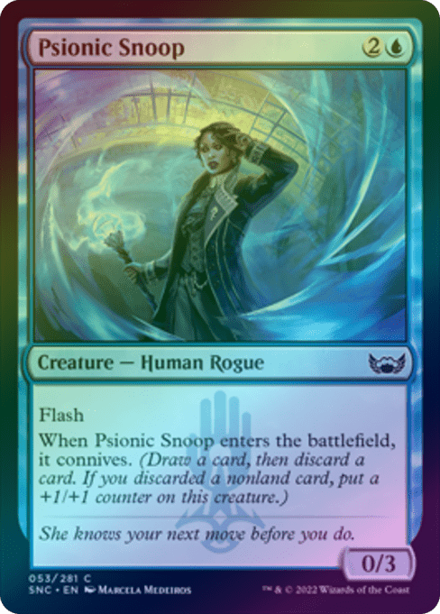 Psionic Snoop (Foil) (SNC)