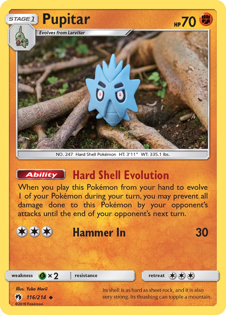 Pupitar – Lost Thunder 116 – Pokémon TCG single card | Lichcards Hauptbild