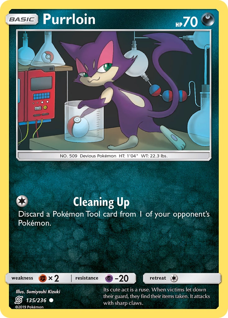 Purrloin – Unified Minds 135 – Pokémon TCG single card | Lichcards