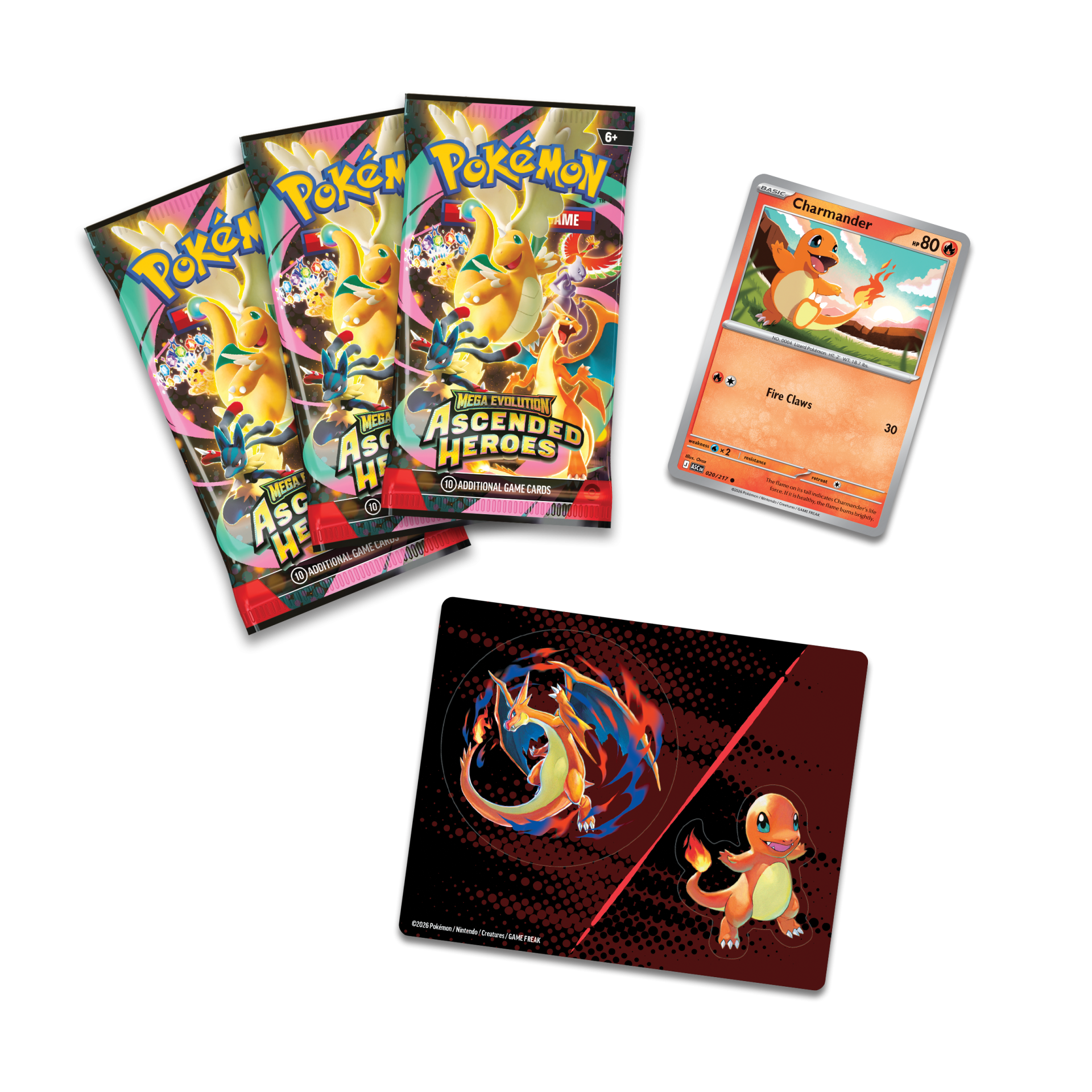 Ascended Heroes: Charmander Tech Sticker Collection