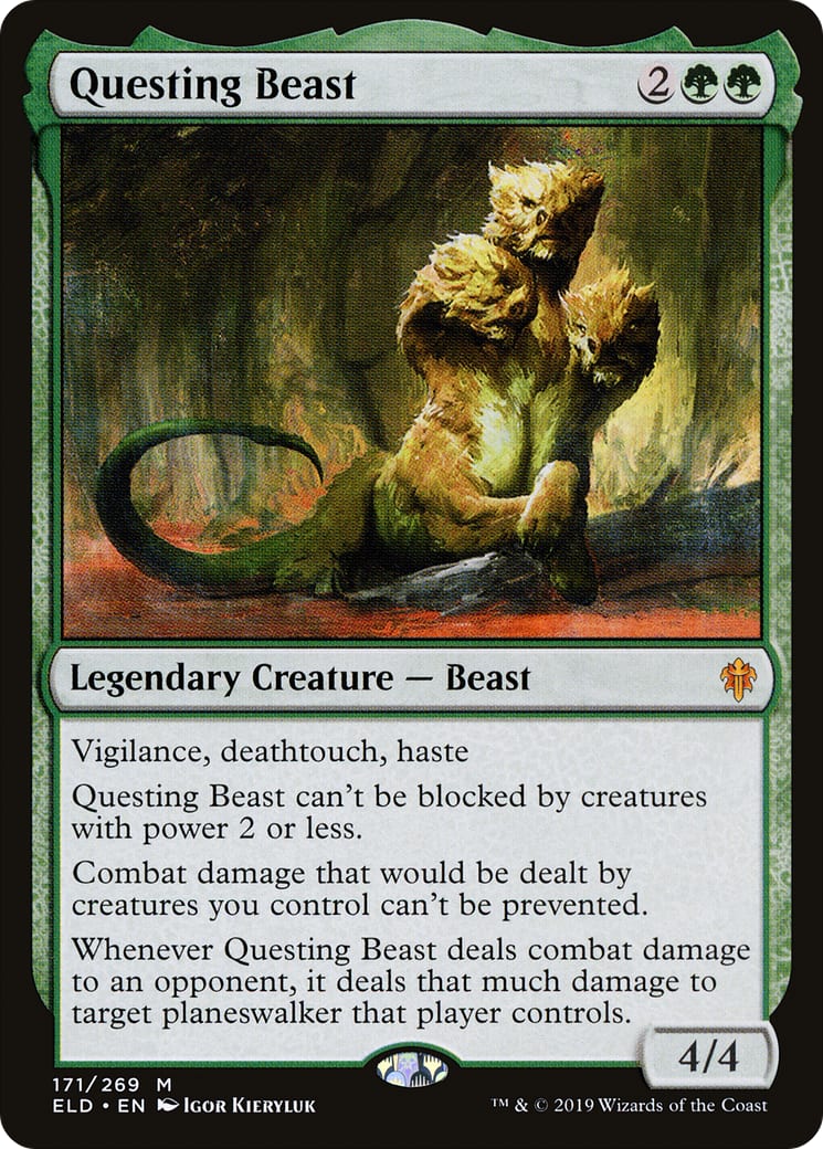 Questing Beast – Throne of Eldraine 171 – Magic: The Gathering single card | Lichcards Hoofdafbeelding