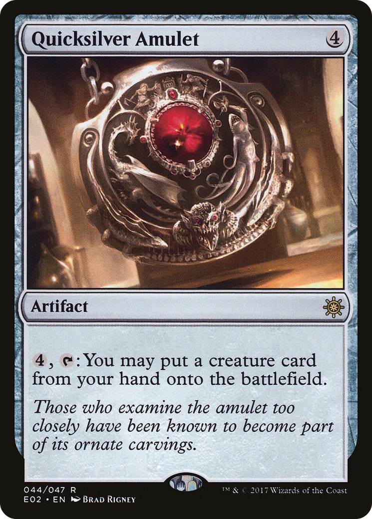 Quicksilver Amulet – Explorers of Ixalan 44 – Magic: The Gathering single card | Lichcards Hauptbild