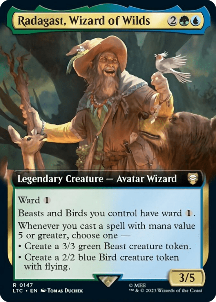 Radagast, Wizard of Wilds - Extended Art (LTC)