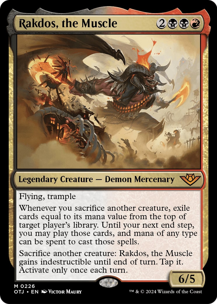 Rakdos, the Muscle – Outlaws of Thunder Junction 226 – Magic: The Gathering single card | Lichcards Imagen principal del producto