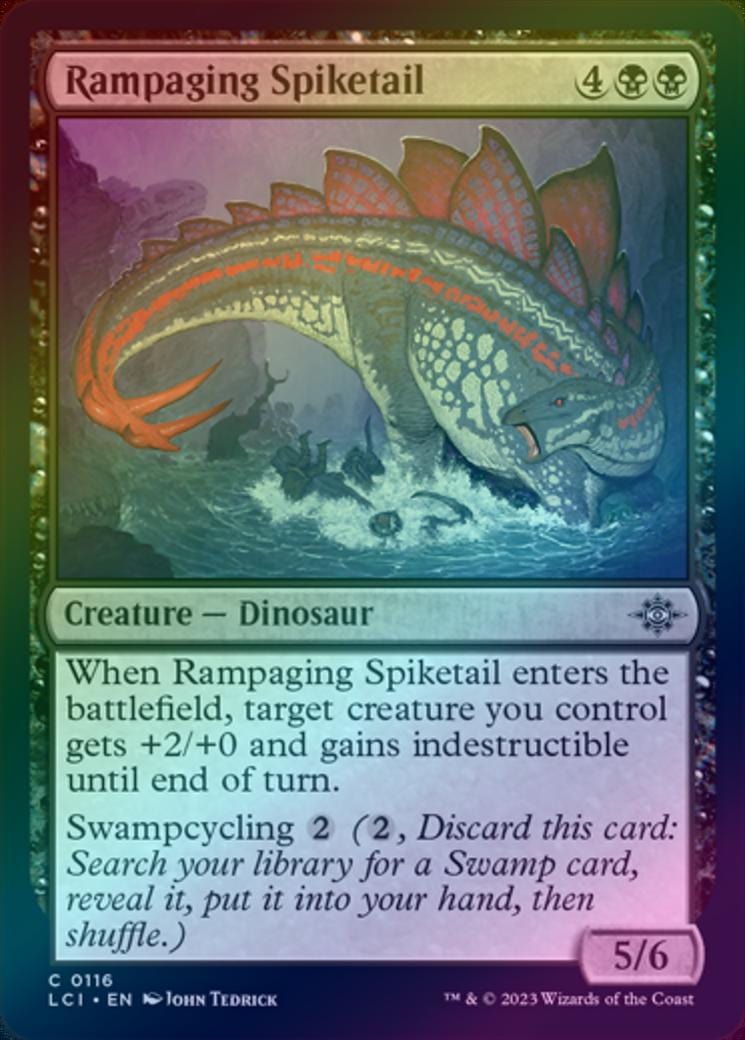 Rampaging Spiketail (Foil) (LCI)