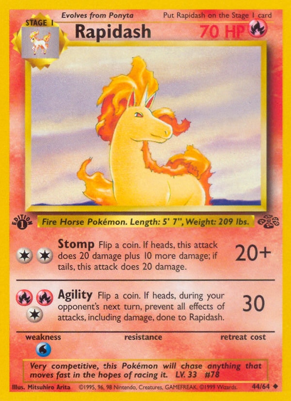 Rapidash – Jungle 44 – Pokémon TCG single card | Lichcards Image principale du produit