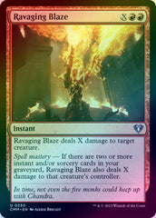 Ravaging Blaze (Foil) (CMM)