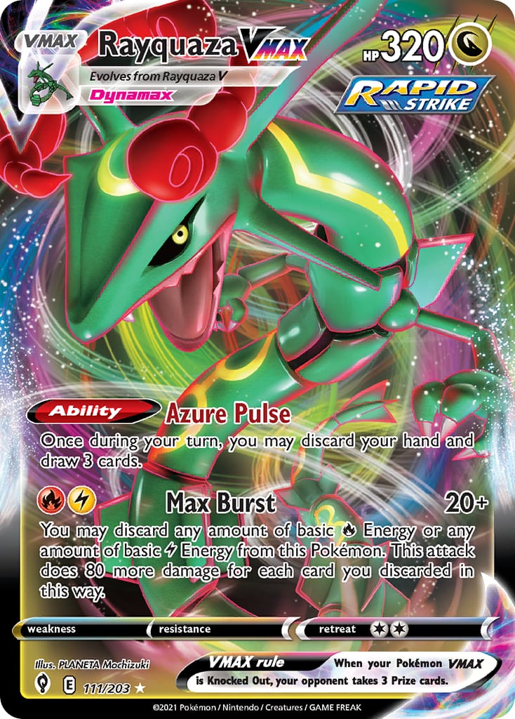 Rayquaza VMAX – Evolving Skies 111 – Pokémon TCG single card | Lichcards Imagen principal del producto