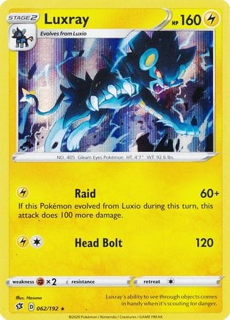 Rebel Clash - 062/192 - Luxray - Holo