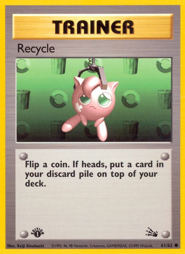 Recycle – Fossil 61 – Pokémon TCG single card | Lichcards Immagine principale del prodotto