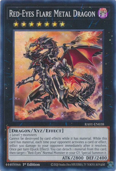 Red-Eyes Flare Metal Dragon - RA01-EN038 - Super Rare - 1st Edition