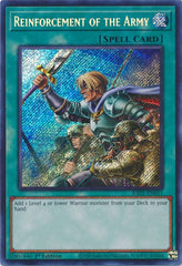 Reinforcement of the Army (Secret Rare) - RA01-EN051 - Secret Rare - 1st Edition