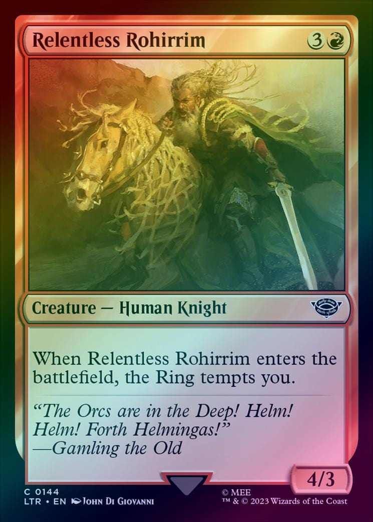 Relentless Rohirrim (Foil) (LTR)