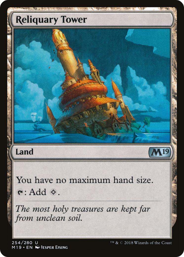Reliquary Tower – Core 2019 254 – Magic: The Gathering single card | Lichcards Hoofdafbeelding