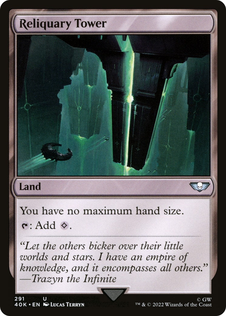 Reliquary Tower – Universes Beyond: Warhammer 40,000 291 – Magic: The Gathering single card | Lichcards Hoofdafbeelding