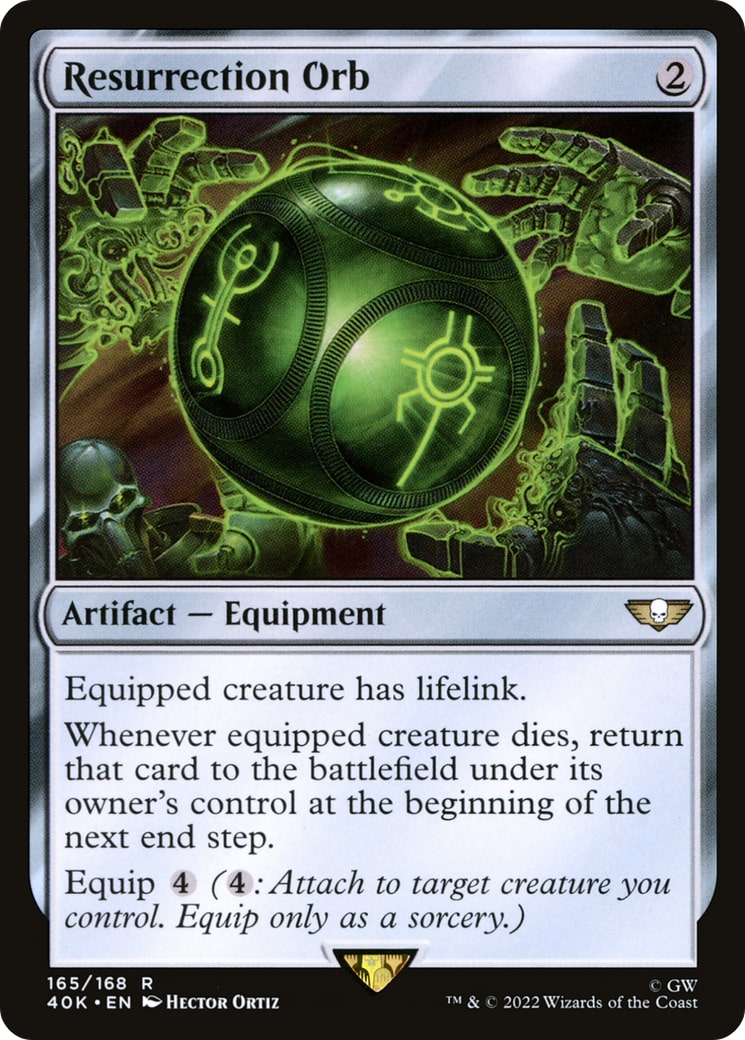 Resurrection Orb – Universes Beyond: Warhammer 40,000 165 – Magic: The Gathering single card | Lichcards Hoofdafbeelding