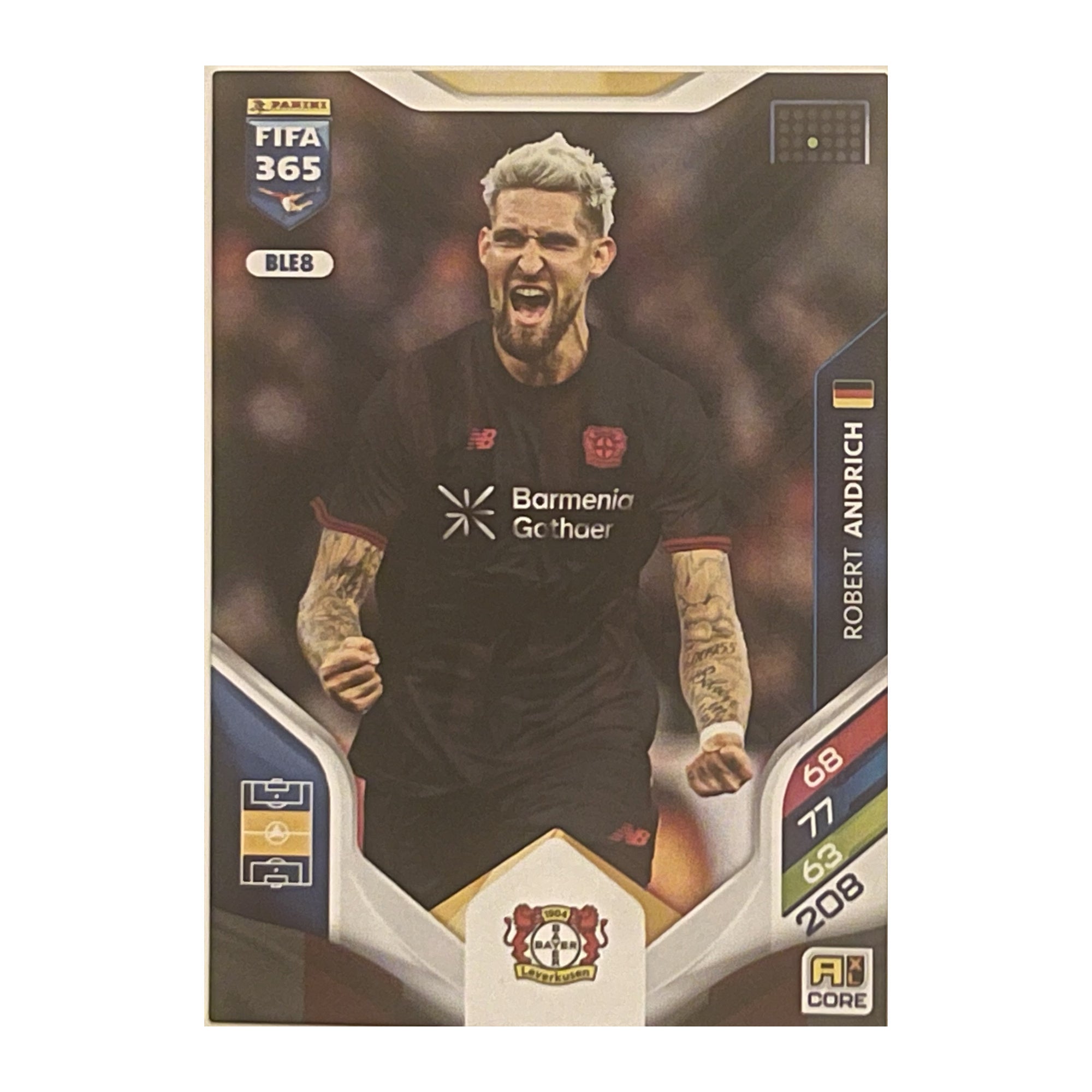 Robert Andrich - Panini Adrenalyn XL FIFA 365 2026 (Core) [BLE8] - originele kaartvoorkant