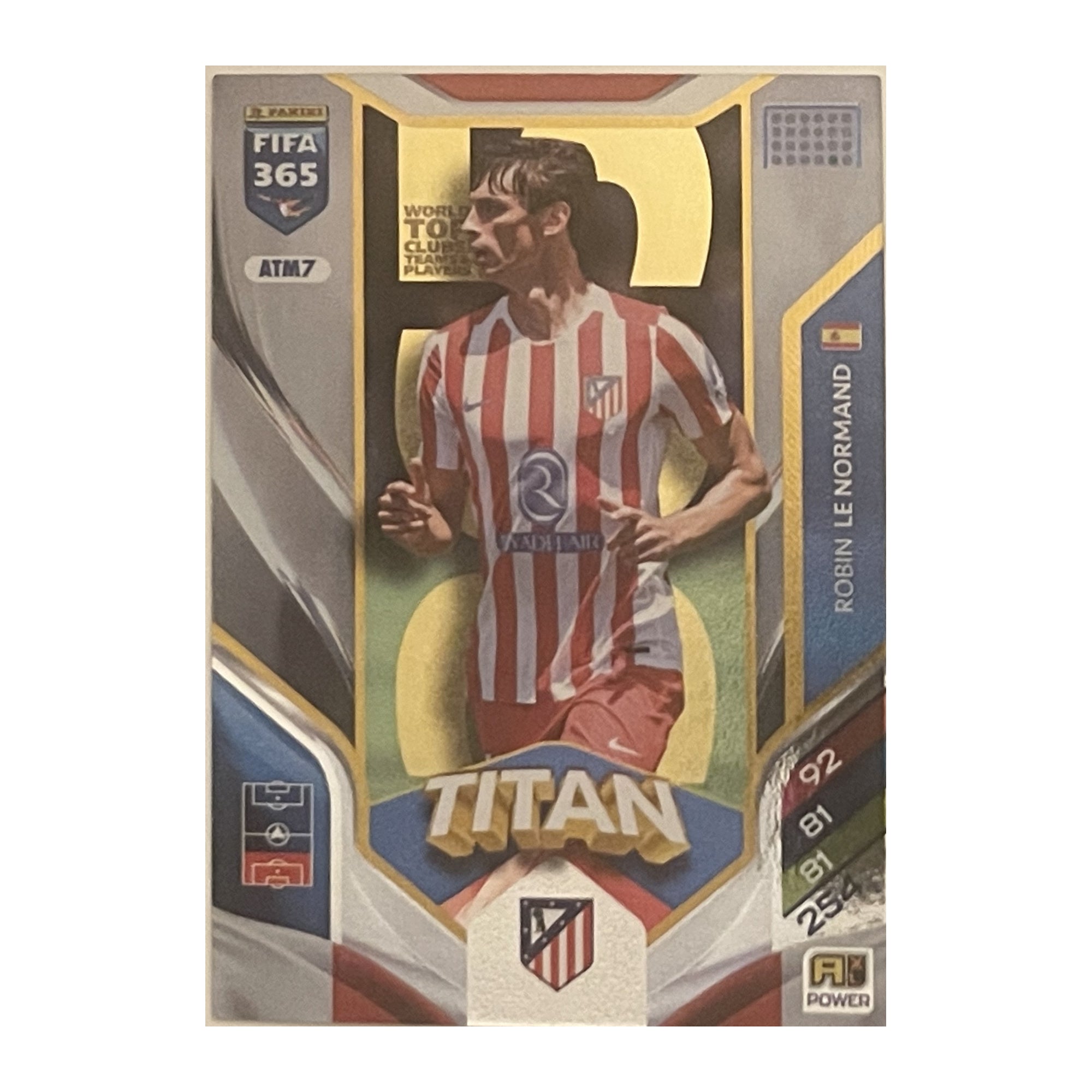 Robin Le Normand - Panini Adrenalyn XL FIFA 365 2026 (Titan) [ATM7] - originele kaartvoorkant