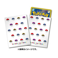 Pokémon Poké Ball Design Deck Shields – officiële Japanse sleeves, 64 stuks