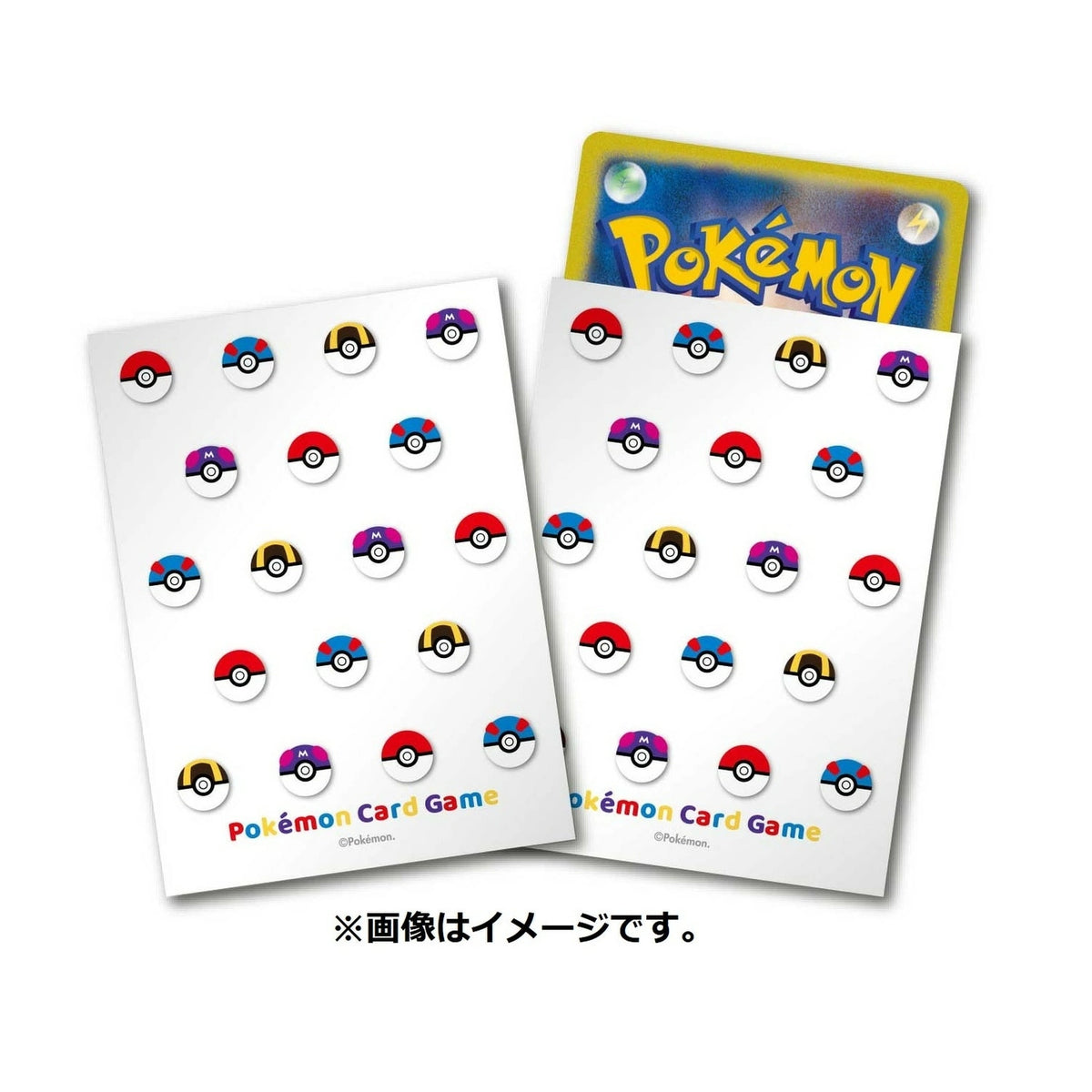 Pokémon Poké Ball Design Deck Shields – officiële Japanse sleeves, 64 stuks