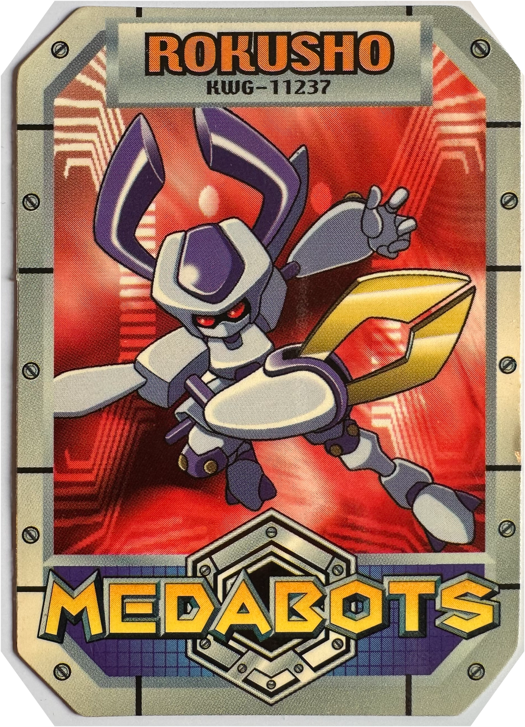 Rokusho KWG-11237 Medabots action figure insert — voorkant