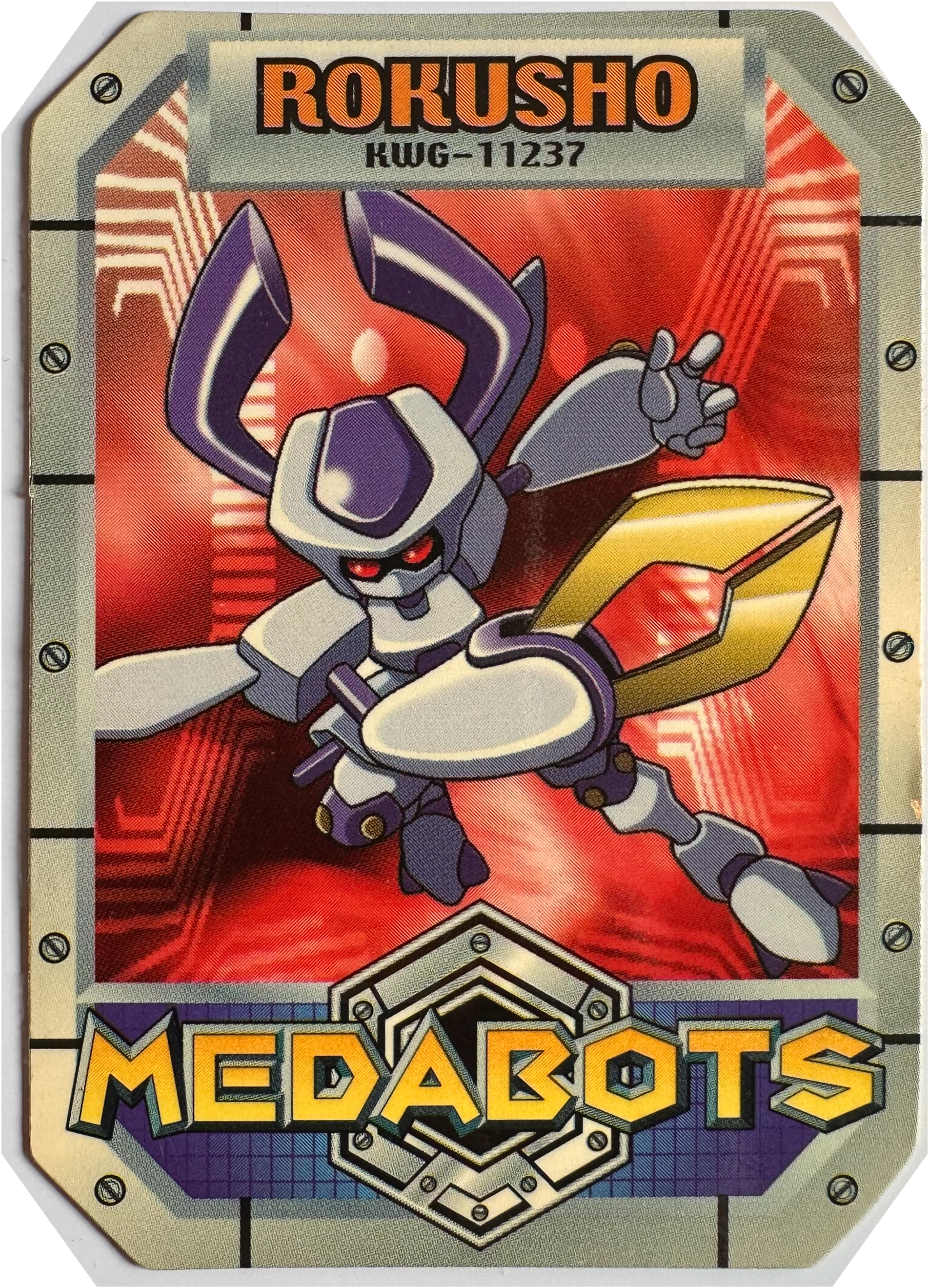 Rokusho KWG-11237 Medabots action figure insert — voorkant