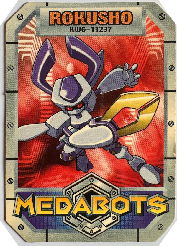 Rokusho KWG-11237 Medabots action figure insert — voorkant