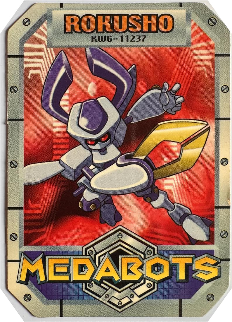 Rokusho KWG-11237 Medabots action figure insert — voorkant | Lichcards