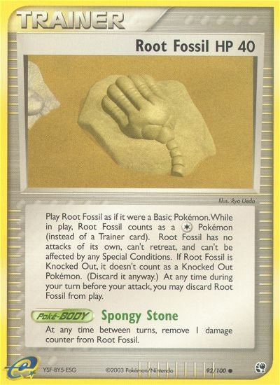 Root Fossil – EX Sandstorm 92 – Pokémon TCG single card | Lichcards Hauptbild