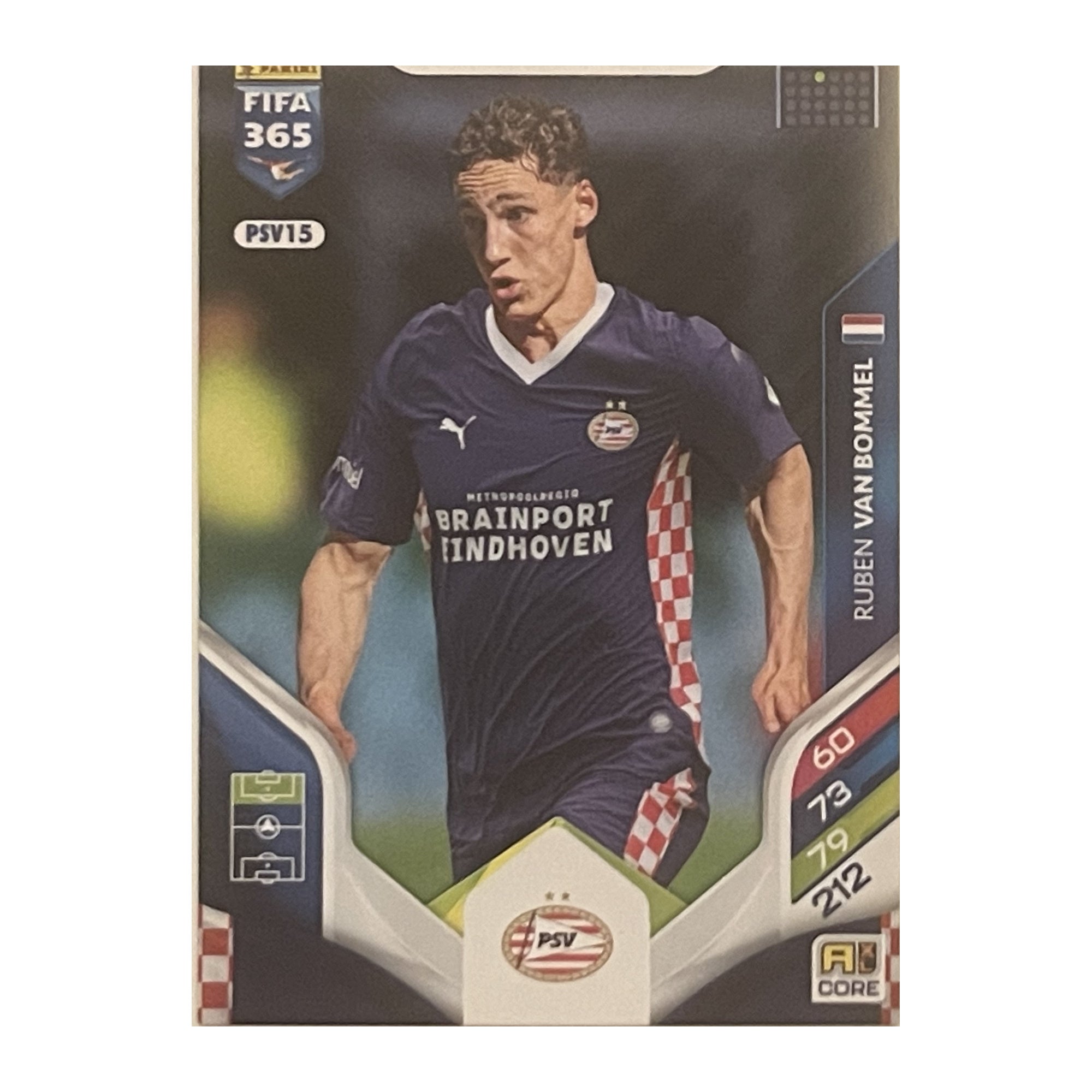 Rúben van Bommel - Panini Adrenalyn XL FIFA 365 2026 (Core) [PSV15] - originele kaartvoorkant