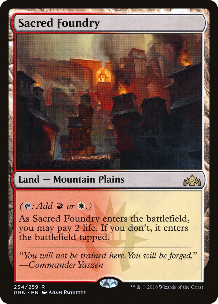 Sacred Foundry – Guilds of Ravnica 254 – Magic: The Gathering single card | Lichcards Immagine principale del prodotto