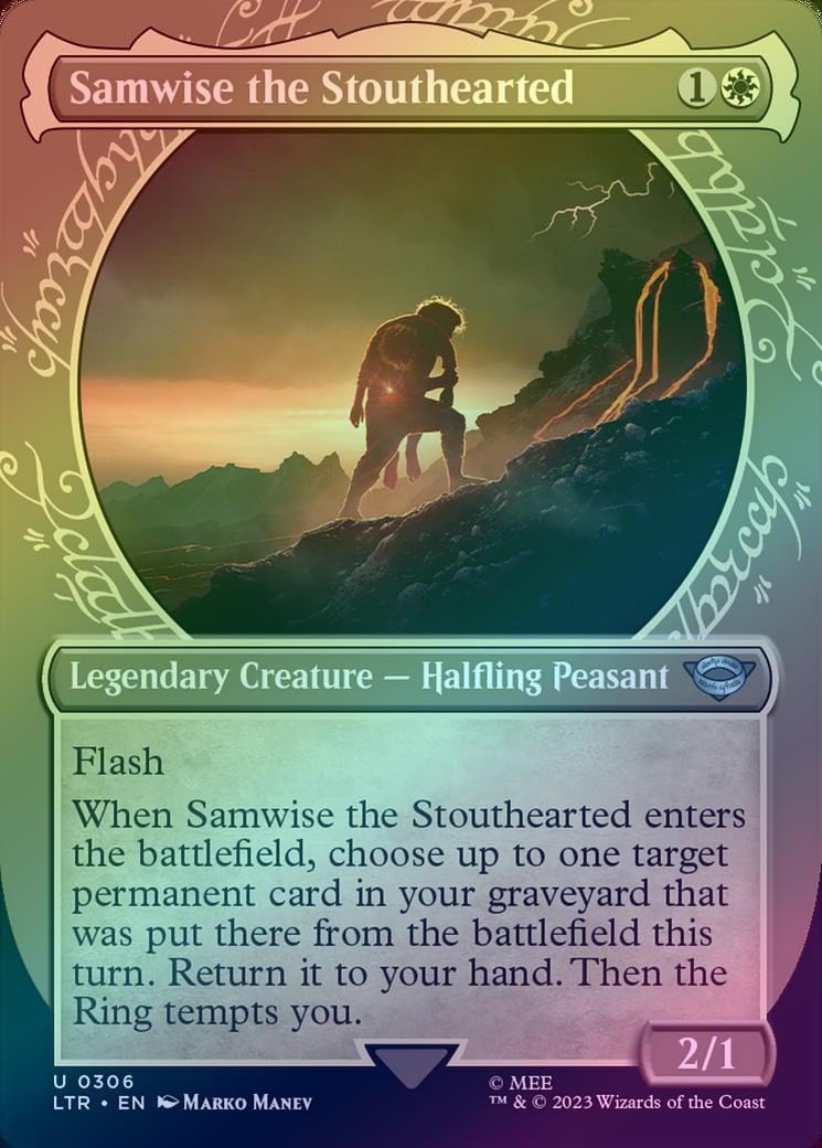 Samwise the Stouthearted - Ring Showcase (Foil) (LTR)