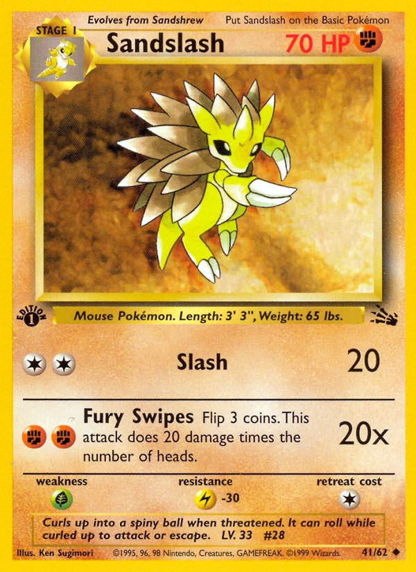 Sandslash – Fossil 41 – Pokémon TCG single card | Lichcards