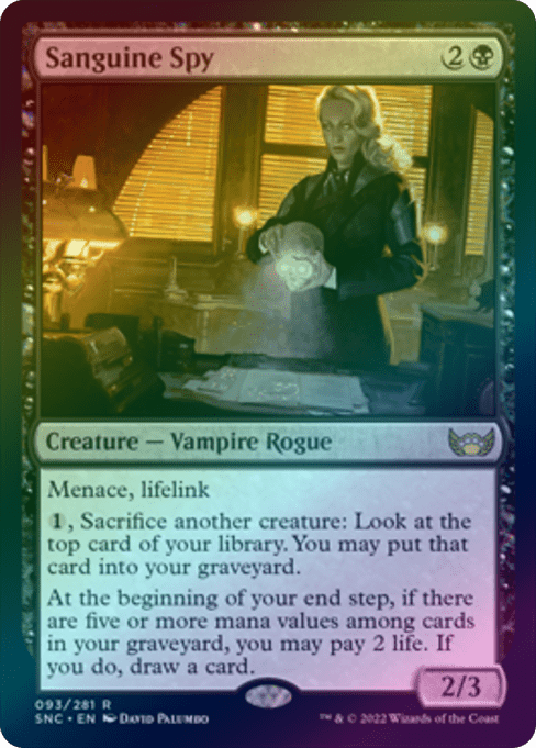 Sanguine Spy (Foil) (SNC)