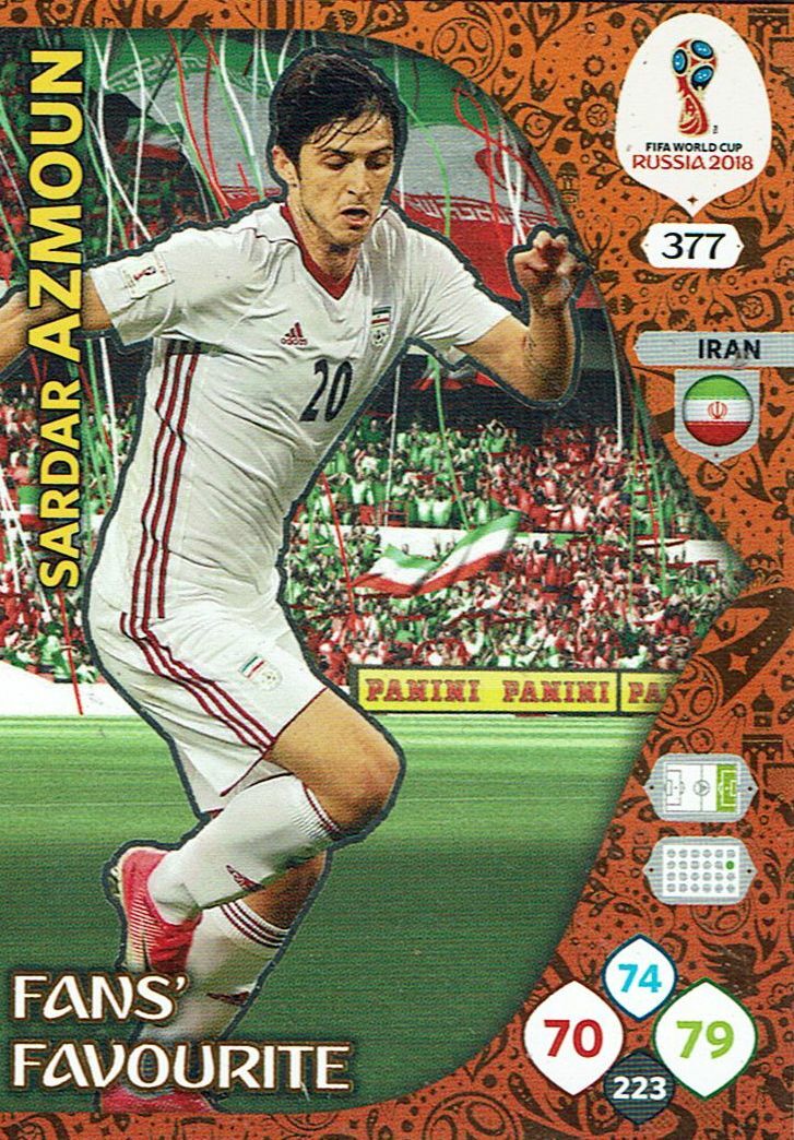 Sardar Azmoun Fan Favourite 377 – FIFA World Cup Russia 2018 Adrenalyn XL