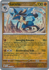 Scarlet & Violet - 114/198 - Lucario - Reverse Holo