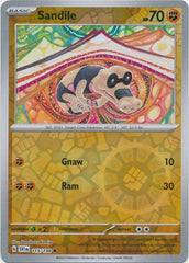 Scarlet & Violet - 115/198 - Sandile - Reverse Holo