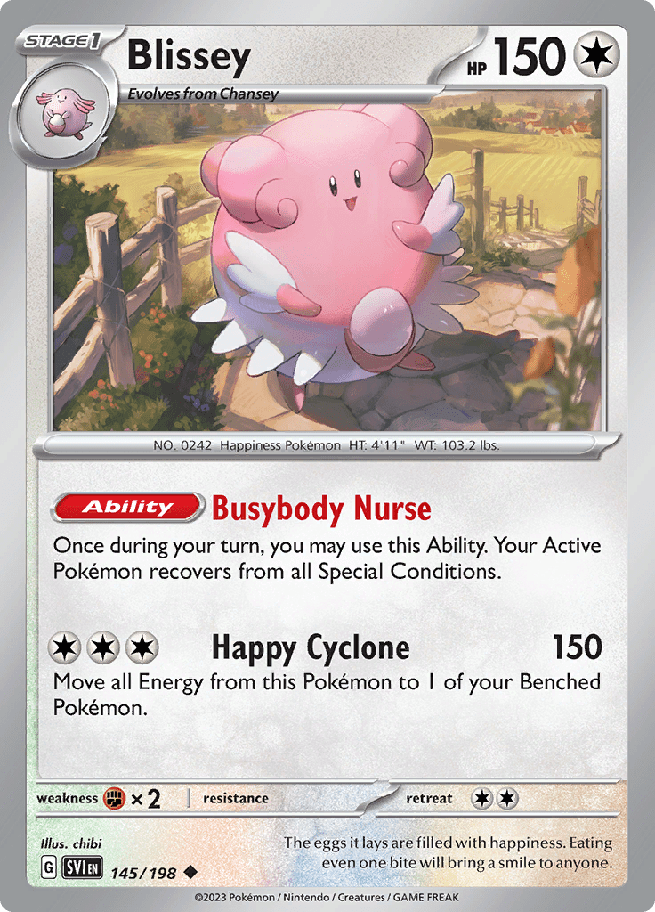 Scarlet & Violet - 145/198 - Blissey