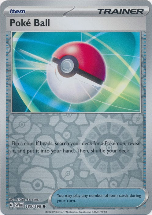 Scarlet & Violet - 185/198 - Poké Ball - Reverse Holo