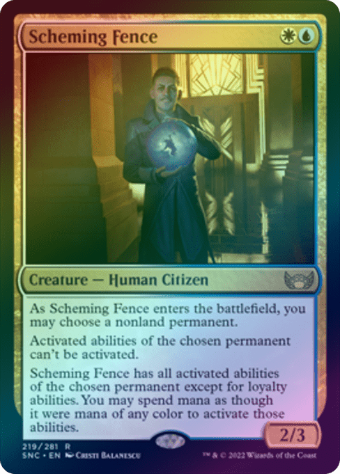 Scheming Fence (Foil) (SNC)