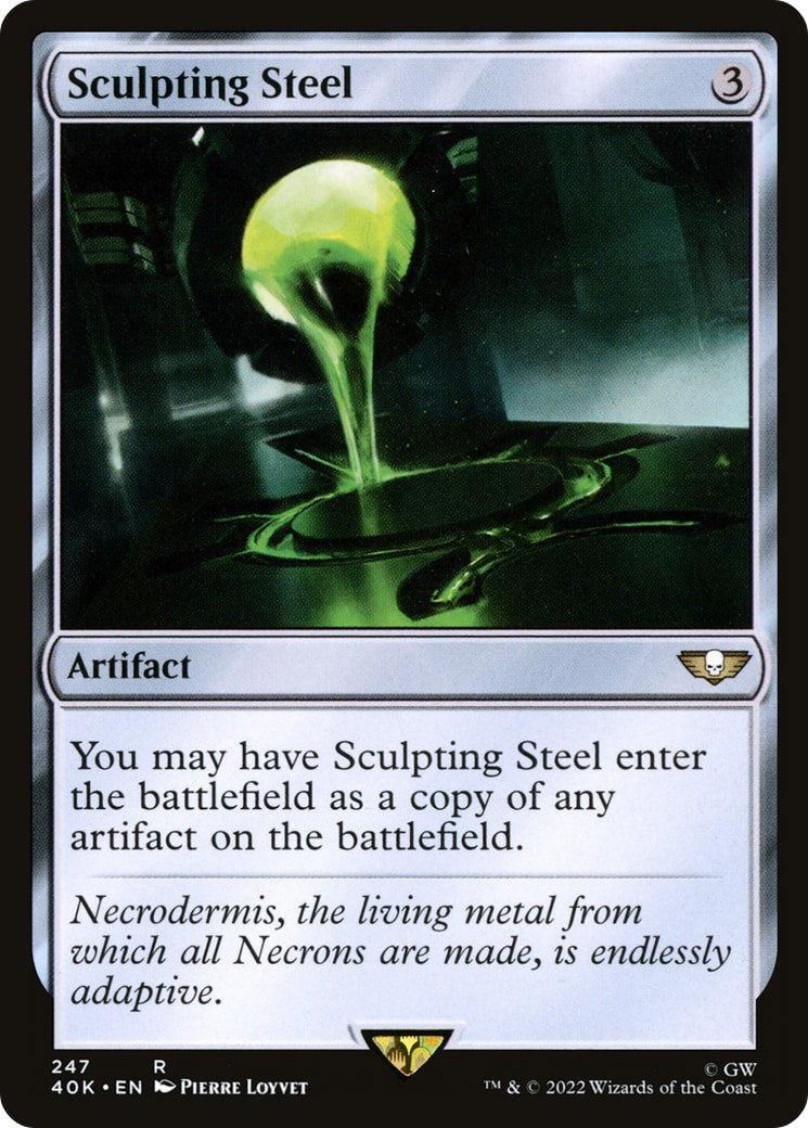 Sculpting Steel – Universes Beyond: Warhammer 40,000 247 – Magic: The Gathering single card | Lichcards