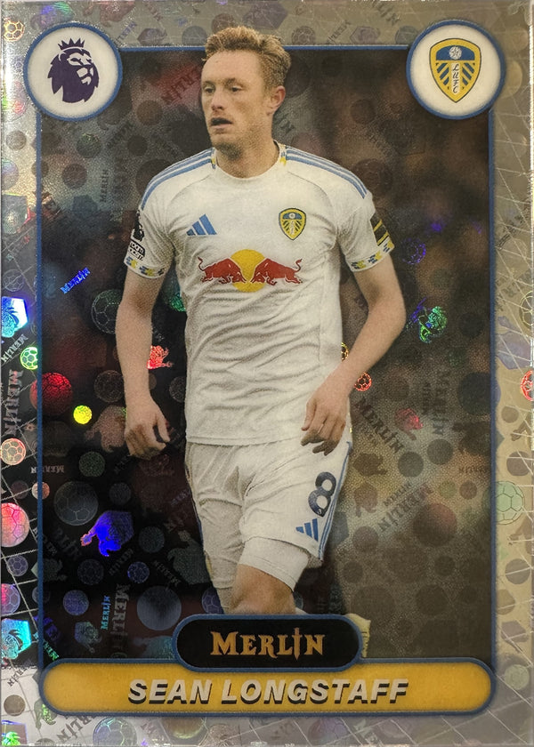 Sean Longstaff - 2025-26 Topps Merlin Premier League (Vintage Merlin Refractor) [105] - voorkant