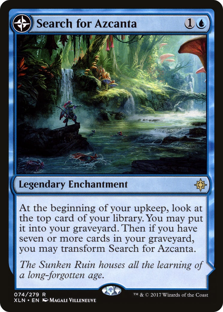 Search for Azcanta / Azcanta, the Sunken Ruin – Ixalan 74 – Magic: The Gathering single card | Lichcards Hoofdafbeelding